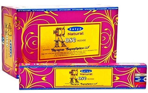 Naturalne Kadzidełka Rose 15g zdjęcie 1