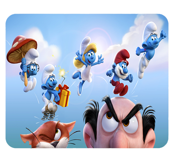 Podkładka pod myszkę Smerfy zdjęcie 1