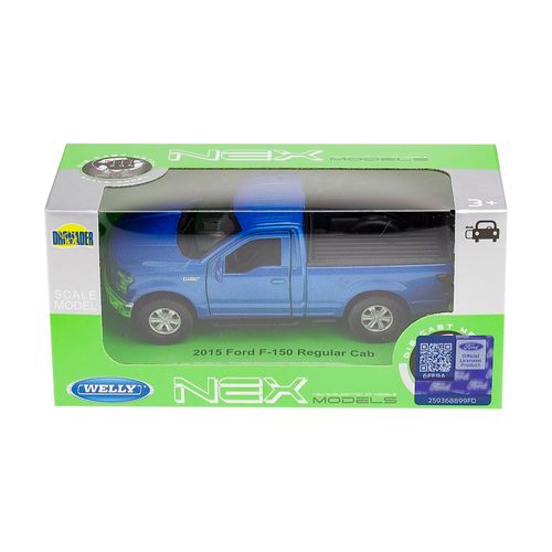 Model 1:34, Ford F-150 Regular CAB 2015, niebieski na Arena.pl