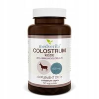 Medverita Colostrum kozie 30% immunoglobulin 50 kaps. KOLOSTRUM, ODPORNOŚĆ