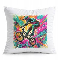 PODUSZKA BIAŁA PREZENT - ROWER BMX MTB SPORT