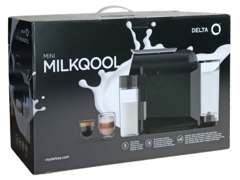 Ekspres kapsułkowy Delta Q Mini Milk QOOL 20 bar zdjęcie 1