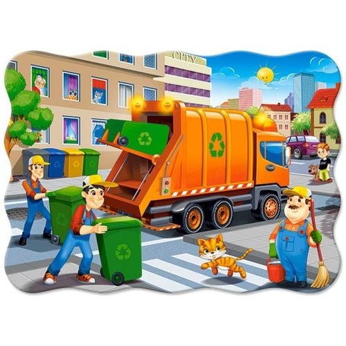 Puzzle 30 el. garbage car na Arena.pl