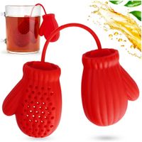 Zaparzacz Silikonowy Sitko Parzenia Herbaty Ziół Zaparzania Kubka Dzbanka