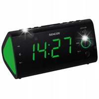 Radio budzik SENCOR 170GN PLL FM alarm termometr