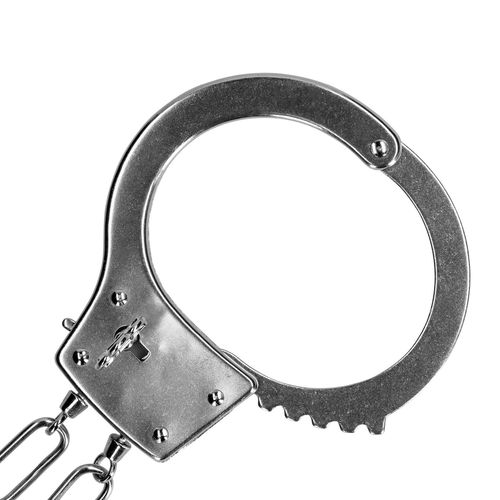 metal hand cuffs   silver na Arena.pl