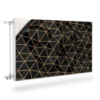 MAGNETYCZNA Mata Na Kaloryfer Trójkąty Abstrakcja Efekt 3D 100cm x 60cm