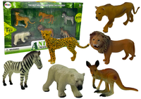 Zestaw Figurek Afryka Dzikie Zwierzęta Kangur Zebra