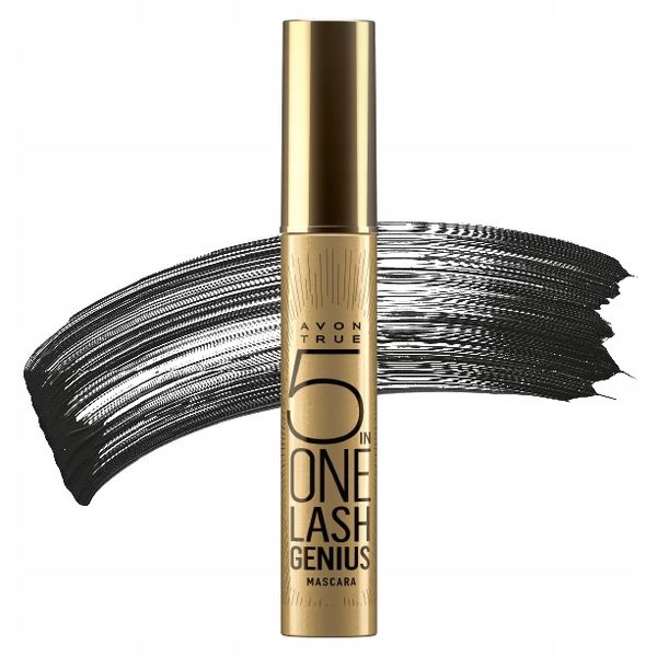 Avon - tusz do rzęs Geniusz 5 w 1 Blackest Black zdjęcie 1