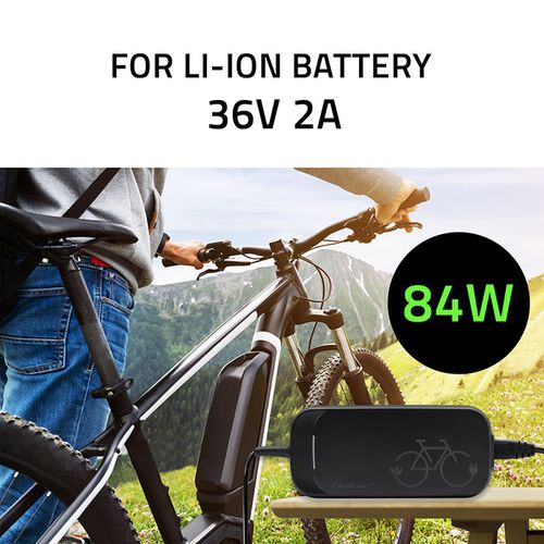 Qoltec Ładowarka e-bike 42V 2A, wodoodporna, CE na Arena.pl