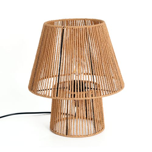 Zestaw Lampa Boho Stołowa Sznur i Metal Nocna + Żarówka 7W E27 Barwa Ciepła na Arena.pl
