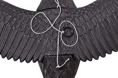 KRUK LATAJĄCY ODSTRASZACZ W LOCIE NA BALKON TARAS GOŁĘBI PTAKÓW na Arena.pl