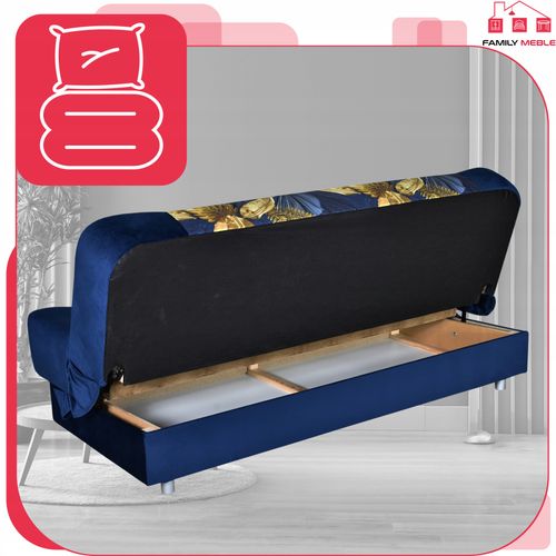 Kanapa sofa Sara Print Duo rozkładana wersalka spania bonell łóżko na Arena.pl