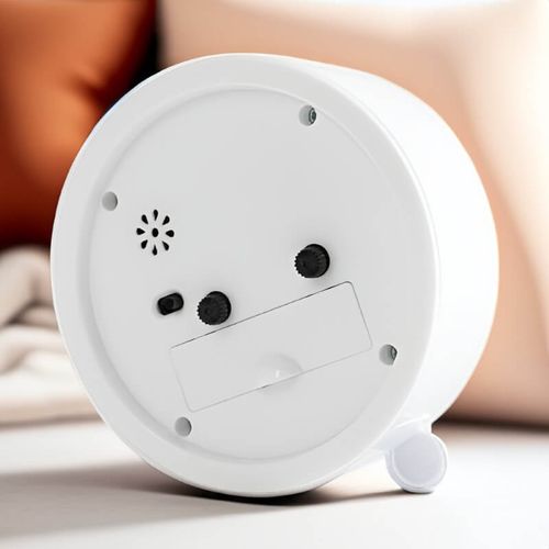 Biały budzik z Twoim nadrukiem na Arena.pl