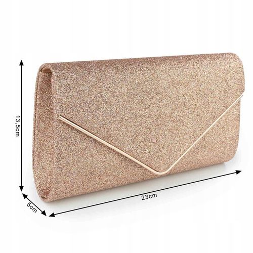 TOREBKA WIECZOROWA damska KOPERTÓWKA WIZYTOWA elegancka BROKAT na Arena.pl