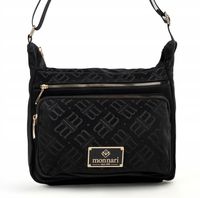 Duża sportowa torebka listonoszka Monnari Kieszonki Logo Długi pasek