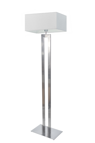 Duża lampa podłogowa TORONTO biała na Arena.pl