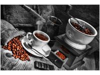 OBRAZ FILIŻANKA GORĄCEJ KAWY COFFEE