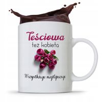 Kubek Prezent Dla Teściowej Najlepszego Prezent Z Nadrukiem Ze Zdjęciem