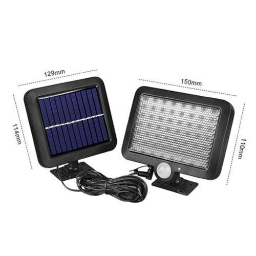 Lampa solarna zewnętrzna z czujnikiem ruchu zmierzchu 108 LED 2200 W na Arena.pl