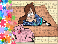 Puzzle tradycyjne - Wodogrzmoty Małe/Gravity Falls