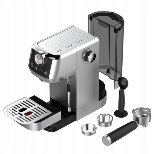 Iceagle Ekspres do kawy espresso CM1665, manometr, 20 barowa włoska pompa na Arena.pl