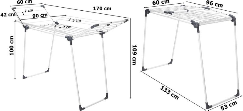 Suszarka wolnostojąca na pranie TIANA zdjęcie 2