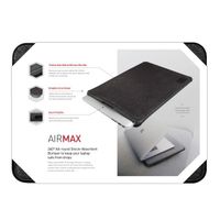 uniq etui dfender laptop sleeve 16czarny/charcoal black