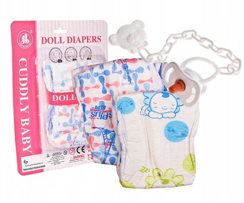 Lalka bobas interaktywna DUŻA REALISTYCZNA PACHNĄCA zestaw SMOCZEK PAMPERS na Arena.pl