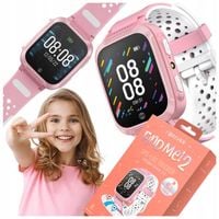 Smartwatch ZEGAREK dla dzieci forever GPS Kids Find Me 2 KW-210 różowy