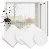 2x moskitiera siatka na okno mocna okienna muchy owady 150x180 + rzep 2szt