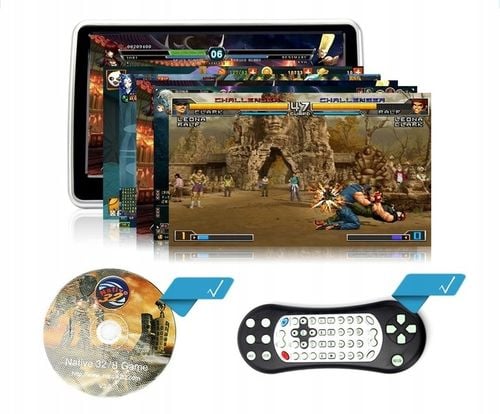 DVD NA ZAGŁÓWKI SAMOCHODOWE EKRANY 10'' USB SD GRY na Arena.pl