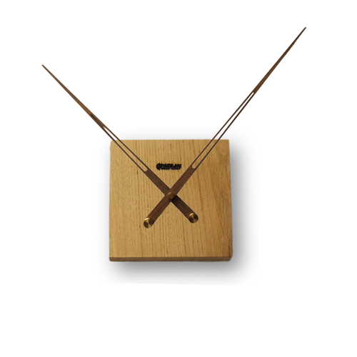 Zegar Ścienny Drewniany 3D Przyklejany Duży 90 cm Parlan Dębowy Do Salonu na Arena.pl