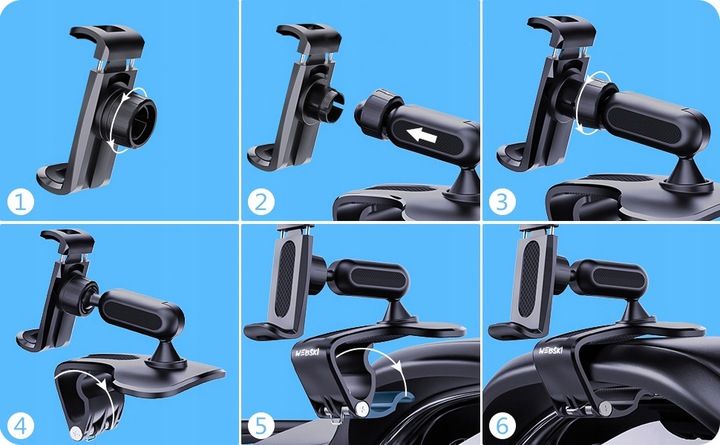 UCHWYT DO SAMOCHODU NA TELEFON KOKPIT DESKĘ KLIPS zdjęcie 10