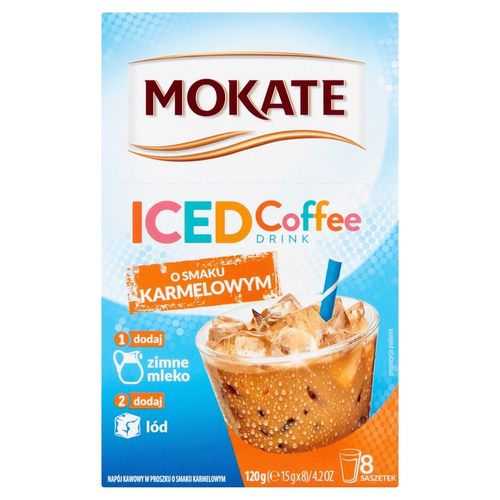 Napój Kawowy Kawa Mrożona Premium Iced Coffe Karmelowa 8 szt. Mokate x12 na Arena.pl