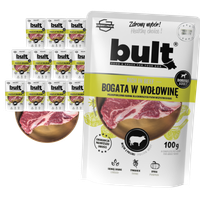BULT mokra karma dla psa Wołowina saszetka 12x100g