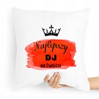 Dla Dja Muzyka Prezent Poduszka Najlepszy Na Z Nadrukiem Ze Zdjęciem