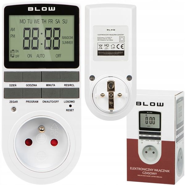 PROGRAMATOR CZASOWY TIMER CYFROWY LCD WYŁĄCZNIK zdjęcie 1