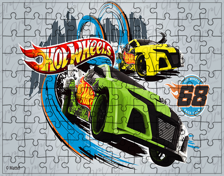 Puzzle Hot Wheels zdjęcie 1