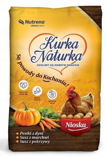 KURKA NATURKA SYPKA PASZA DLA KUR NIOSKA NUTRENA 25kg na Arena.pl