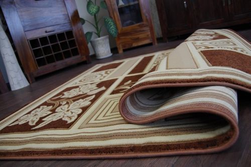 Dywan HEAT-SET DEKOR 005 brąz na Arena.pl