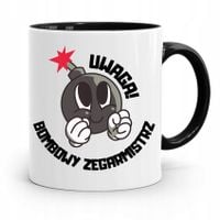 Kubek Czarny Zegarmistrza Bombowy Zegarmistrz Z Nadrukiem Ze Zdjęciem