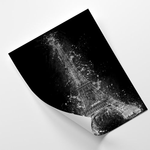 Plakat, Wieża Eiffla nocą 40x60 na Arena.pl