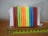 gumki do włosów 12szt na blistrze 4381