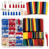 RURKI TERMOKURCZLIWE KONEKTORY IZOLOWANE samochodowe do kabli ZESTAW 678SZT