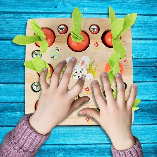 GRA ZŁAP ROBACZKA ŁOWIENIE DOPASUJ MARCHEWKI na Arena.pl