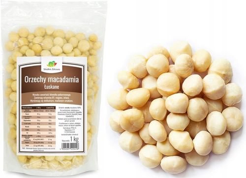 Orzechy MACADAMIA MAKADAMIA śweże 1kg na Arena.pl
