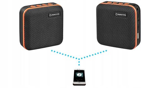 GŁOŚNIK BLUETOOTH Przenośny Bezprzewodowy z radiem MANTA SPK01GO MP3 na Arena.pl
