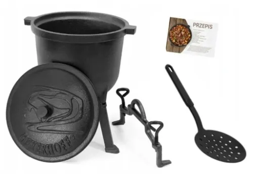 KOCIOŁEK ŻELIWNY MEYERHOFF 8L + GRATIS ŁYŻKA na Arena.pl