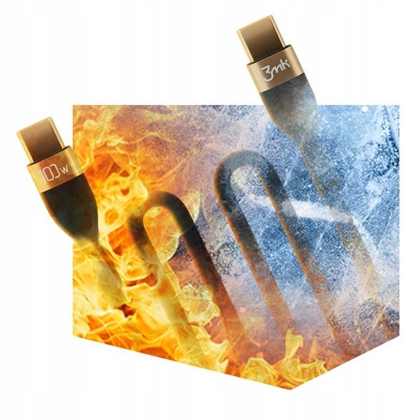Ładowarka samochodowa 3mk 100W + Kabel USB-C 2m 5A zdjęcie 5